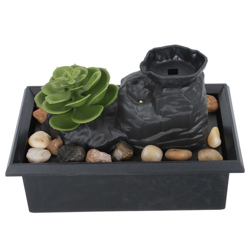 Office desk decor waterfall - desk,