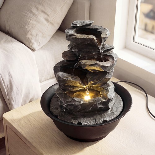 Tabletop water fountain indoor - tabletop,