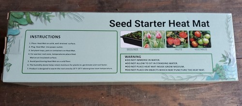 Seedling heat mat warm - heat, heating