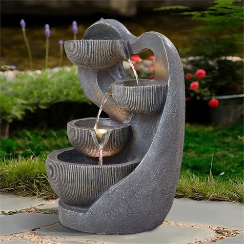 Tier water fountain with - tier,